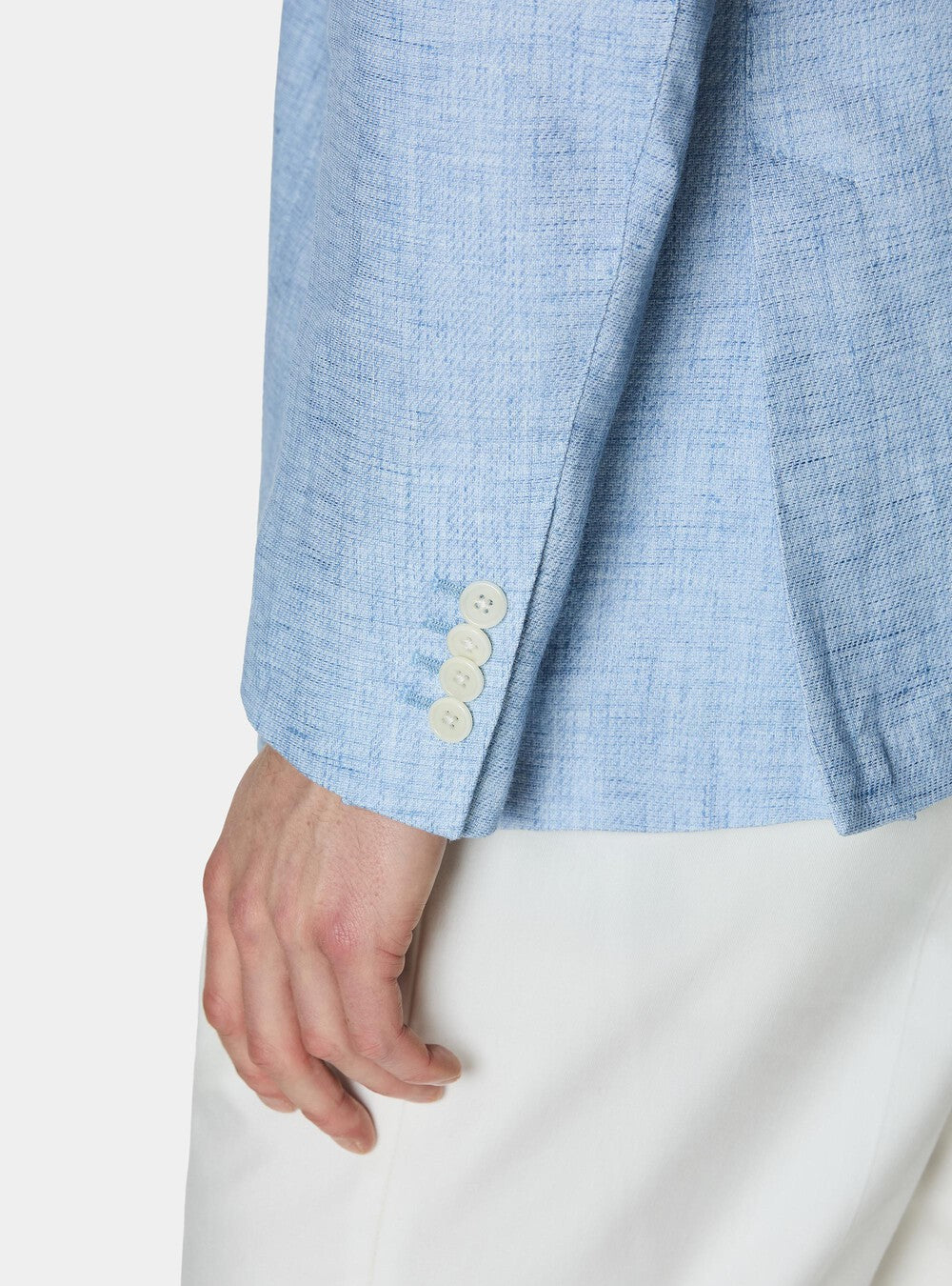 Chaqueta de algodón y lino