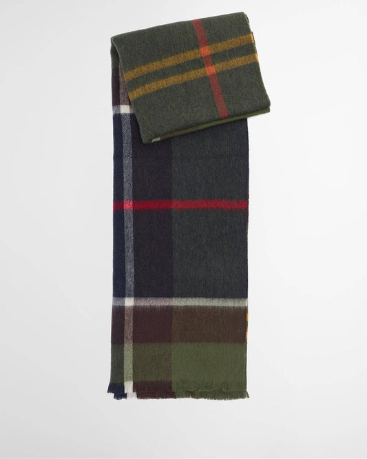 BARBOUR ROSEFIELD TARTAN SCARF