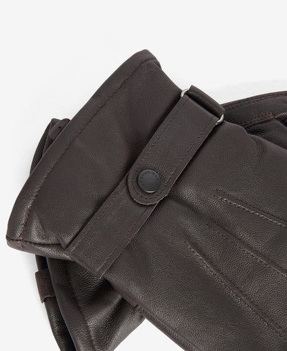 BARBOUR BURNISHED LEATHER GLOVES