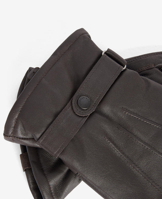 BARBOUR BURNISHED LEATHER GLOVES