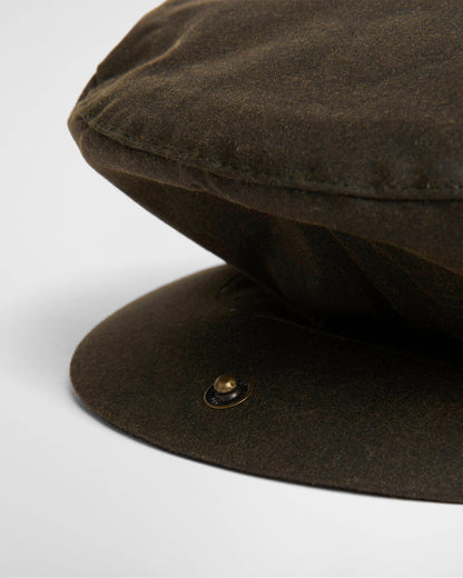 BARBOUR WAXED FLAT CAP