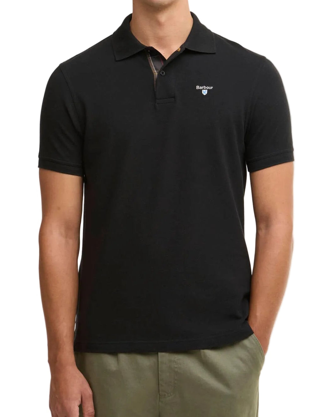 BARBOUR TARTAN PIQUE POLO SHIRT