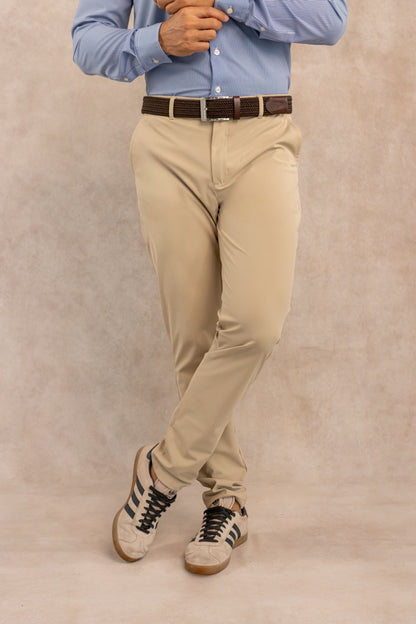 Pantalon Performance Antimanchas Taupe