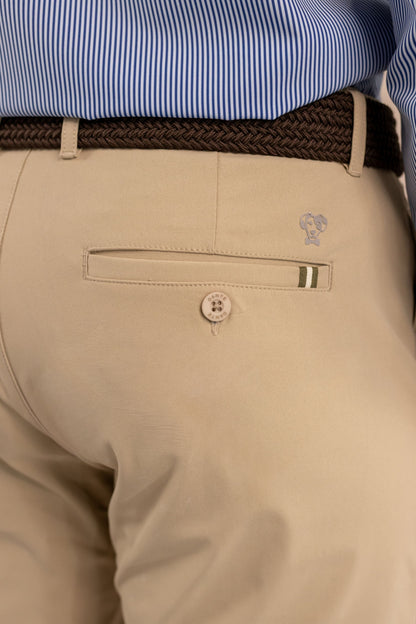 Pantalon Performance Antimanchas Taupe