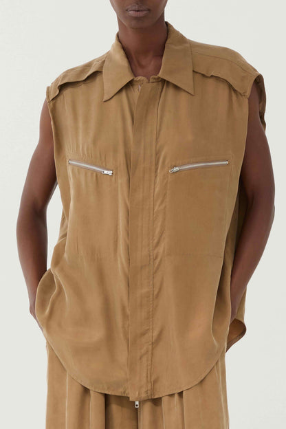 BLUSA CAMEL