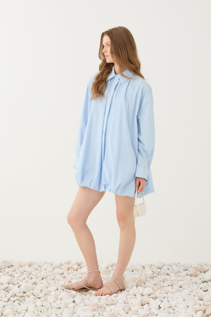 CHAQUETA CELESTE