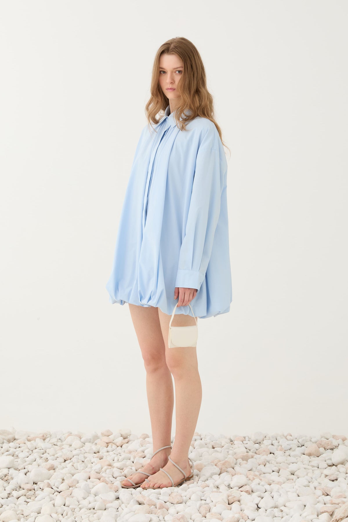 CHAQUETA CELESTE