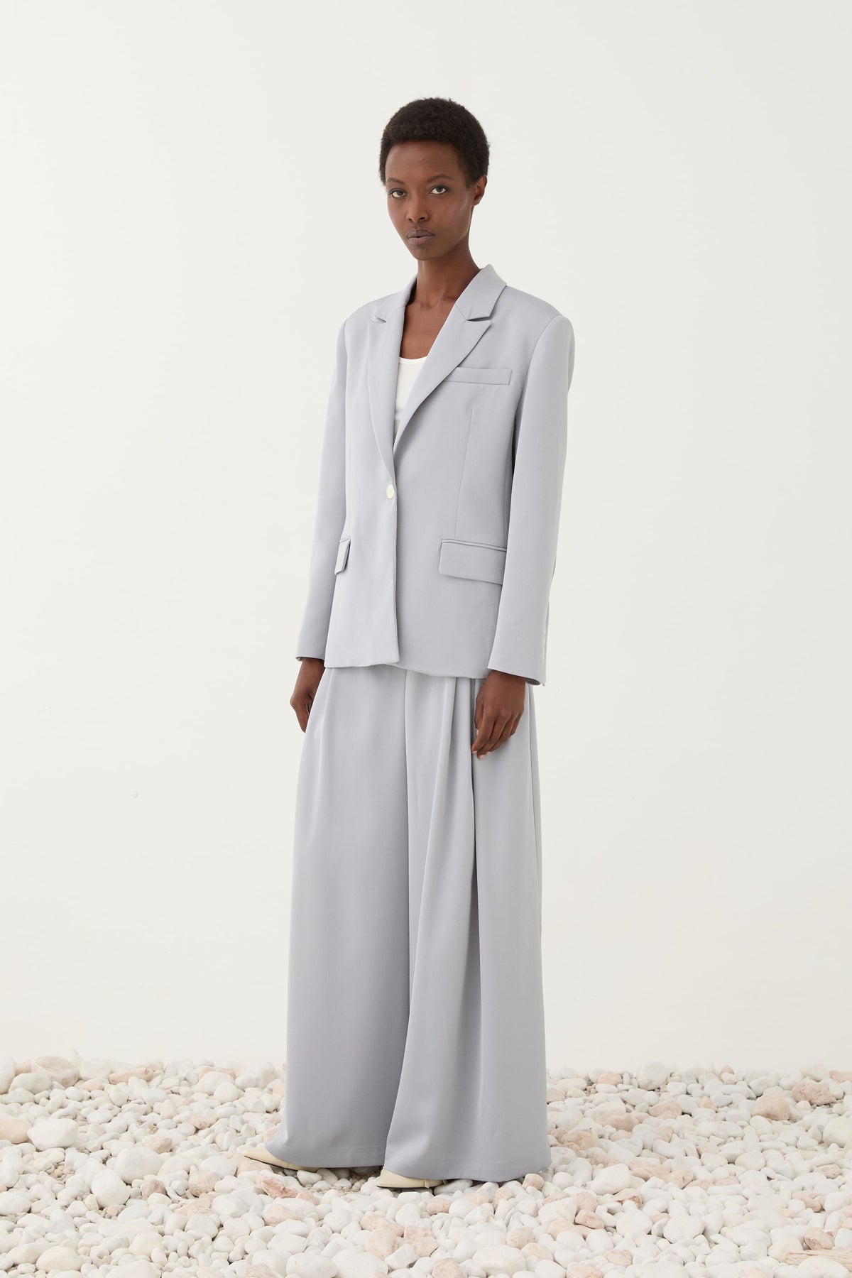 BLAZER CELESTE