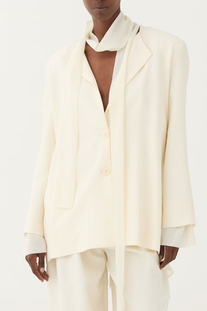 BLAZER BLANCO CREMA