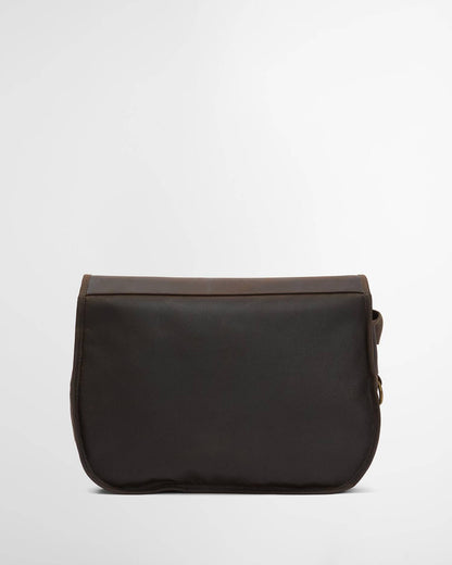 BARBOUR WAXED LEATHER TARRAS BAG
