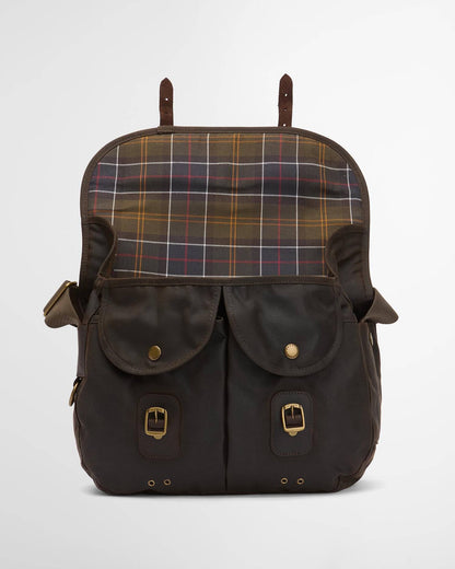 BARBOUR WAXED LEATHER TARRAS BAG
