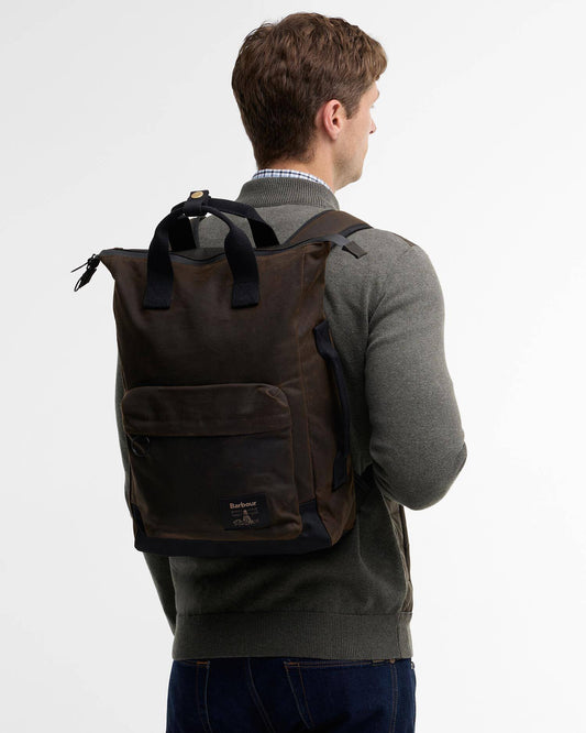 BARBOUR FIELD WAXED BAKPACK