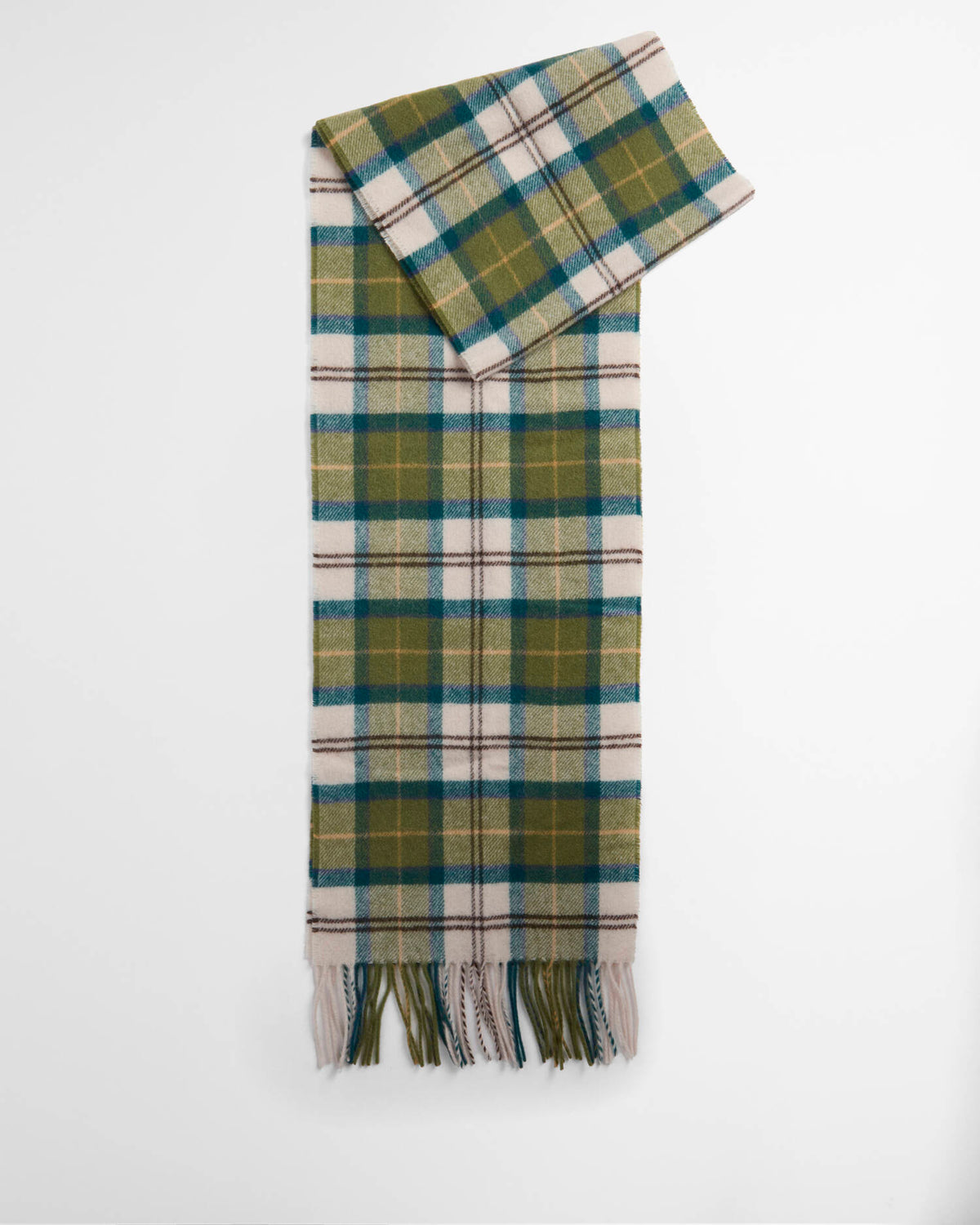 BARBOUR TARTAN LAMBSWOOL SCARF