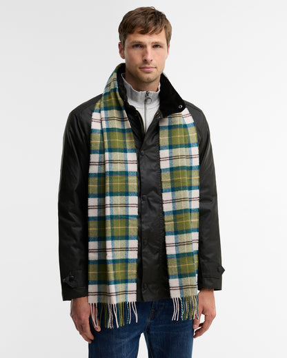 BARBOUR TARTAN LAMBSWOOL SCARF