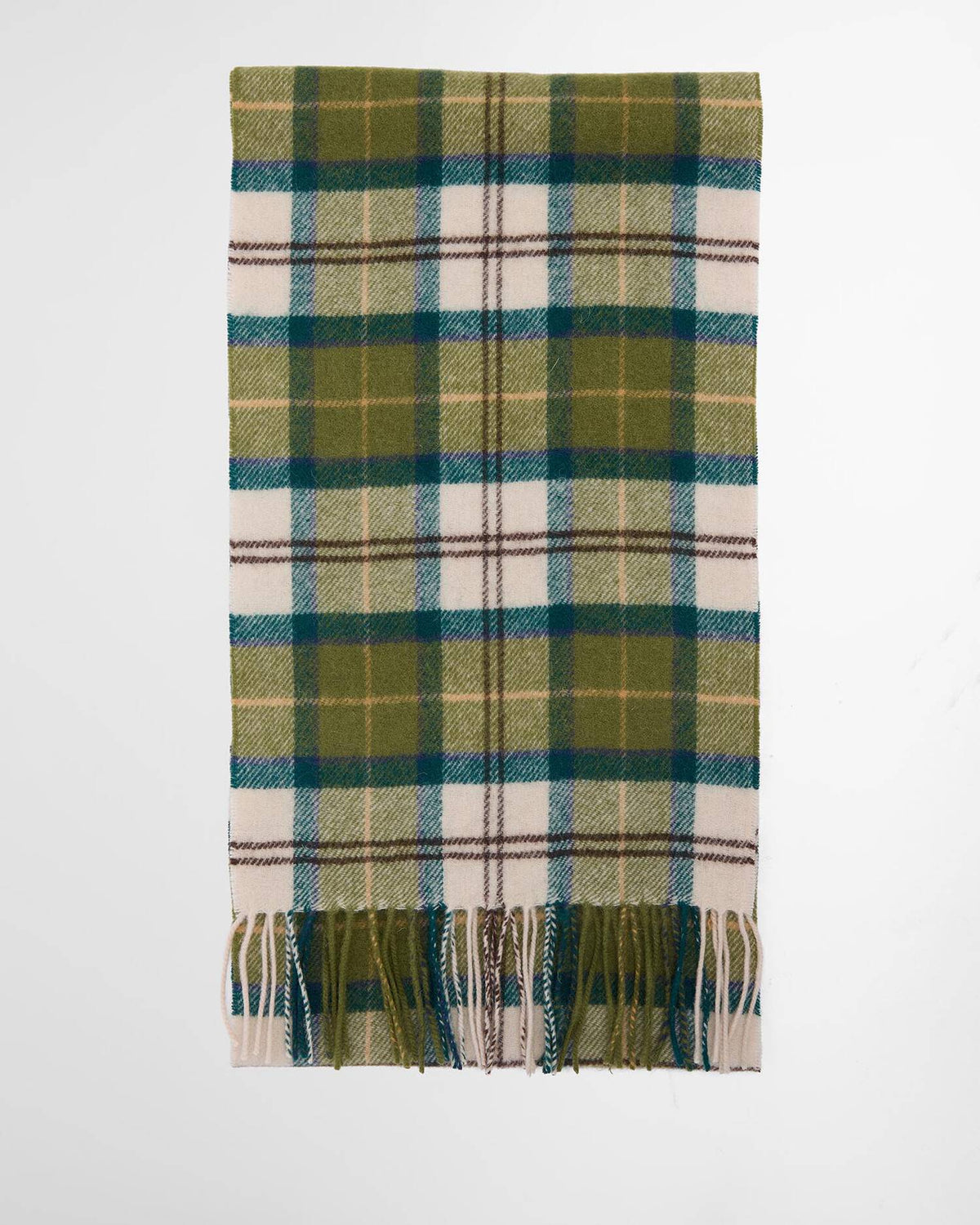 BARBOUR TARTAN LAMBSWOOL SCARF