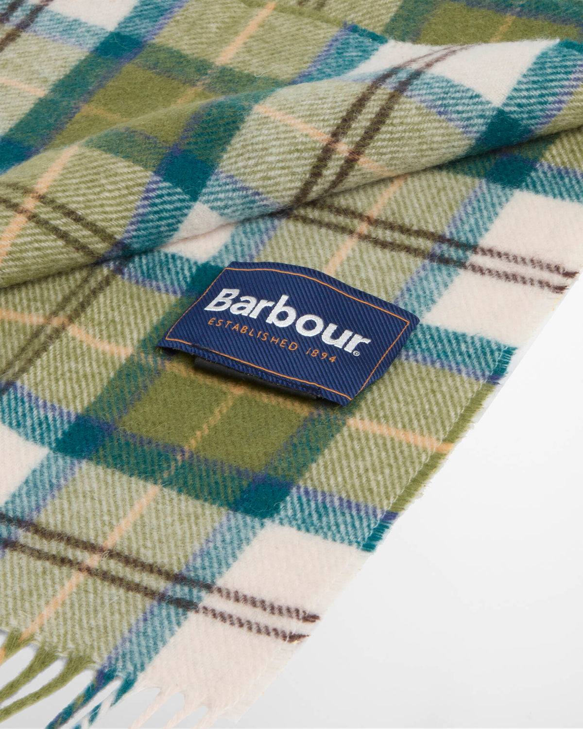 BARBOUR TARTAN LAMBSWOOL SCARF