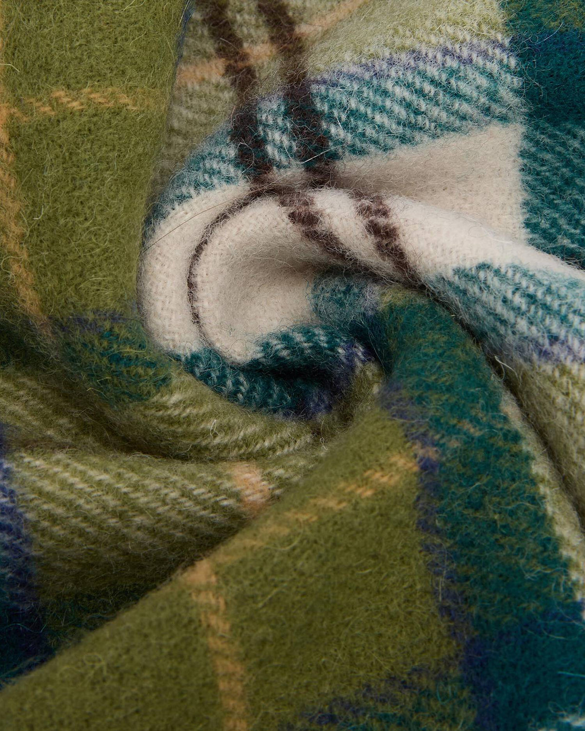 BARBOUR TARTAN LAMBSWOOL SCARF