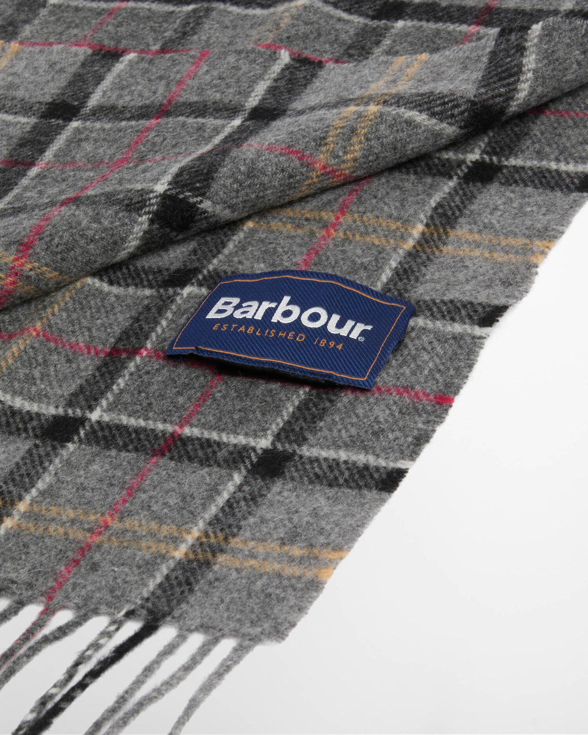 BARBOUR TARTAN LAMBSWOOL SCARF