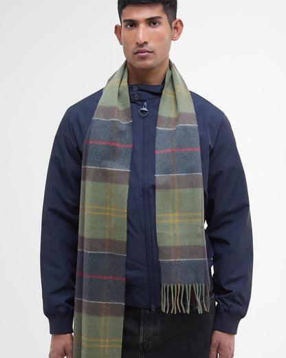 BARBOUR TARTAN CASHMERE SCARF