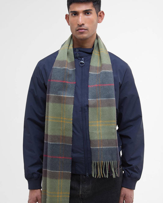 BARBOUR TARTAN CASHMERE SCARF