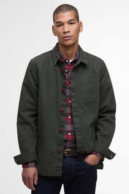 BARBOUR WASHED COTTON OVERSHIRT