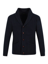 LYLE CASHMERE WOOL SHAWL CARDIGAN